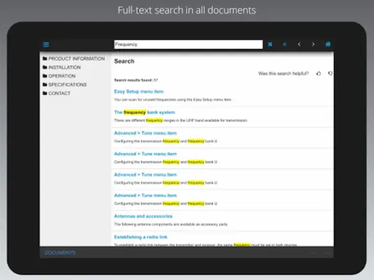 Sennheiser Documentation App android App screenshot 2