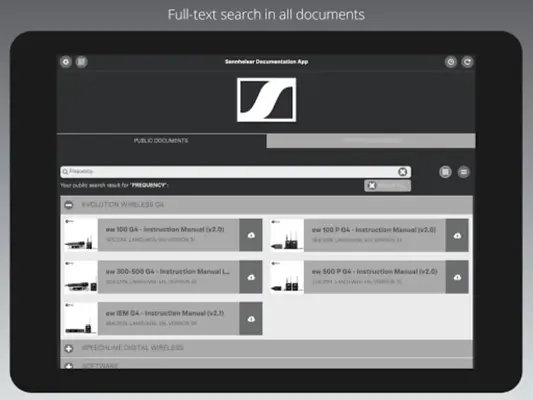 Sennheiser Documentation App android App screenshot 3