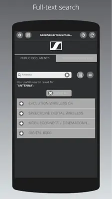 Sennheiser Documentation App android App screenshot 5