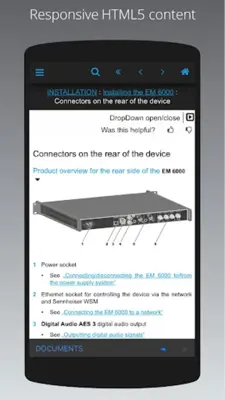 Sennheiser Documentation App android App screenshot 7